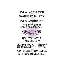 PURPLE ONION - SUMMER DAYS SENTIMENT SET