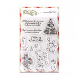 2651-CLEM-D Christmas in July - TIMBRO INGLESE