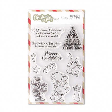 2651-CLEM-D Christmas in July - TIMBRO INGLESE