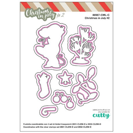 88567CML-C Christmas in July - FUSTELLA