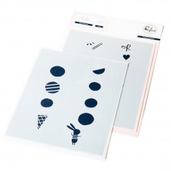 PINKFRESH STUDIO - SWEET SCOOPS - Stencil