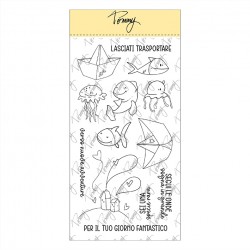 Tommy clear stamps – Segui le onde by Laura Cortinovis