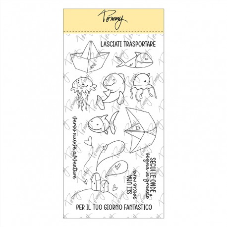 Tommy clear stamps – Segui le onde by Laura Cortinovis