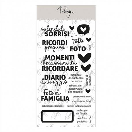 Tommy clear stamps – Ricordi preziosi