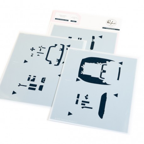 PINKFRESH STUDIO - Timeless Tidings Stencil
