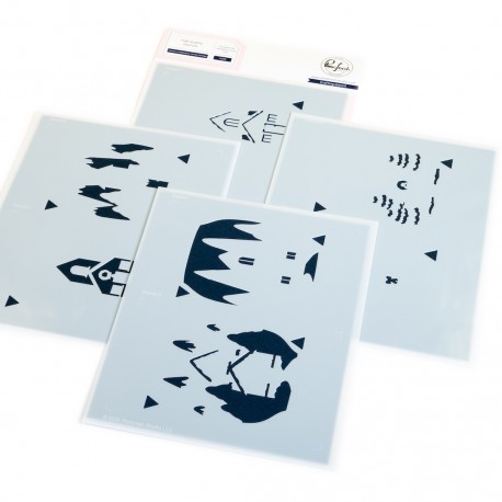 PINKFRESH STUDIO - Timeless Tidings Stencil