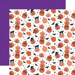 ECHOPARK - Ghosts And Goblins: Pumpkin Fun 12x12 Patterned Paper