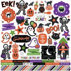 ECHOPARK - Ghosts And Goblins: Multi Journaling Cards 12x12 Patterned Paper