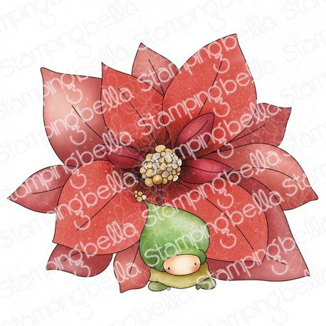 STAMPINGBELLA - Bundle Girl with Poinsettia